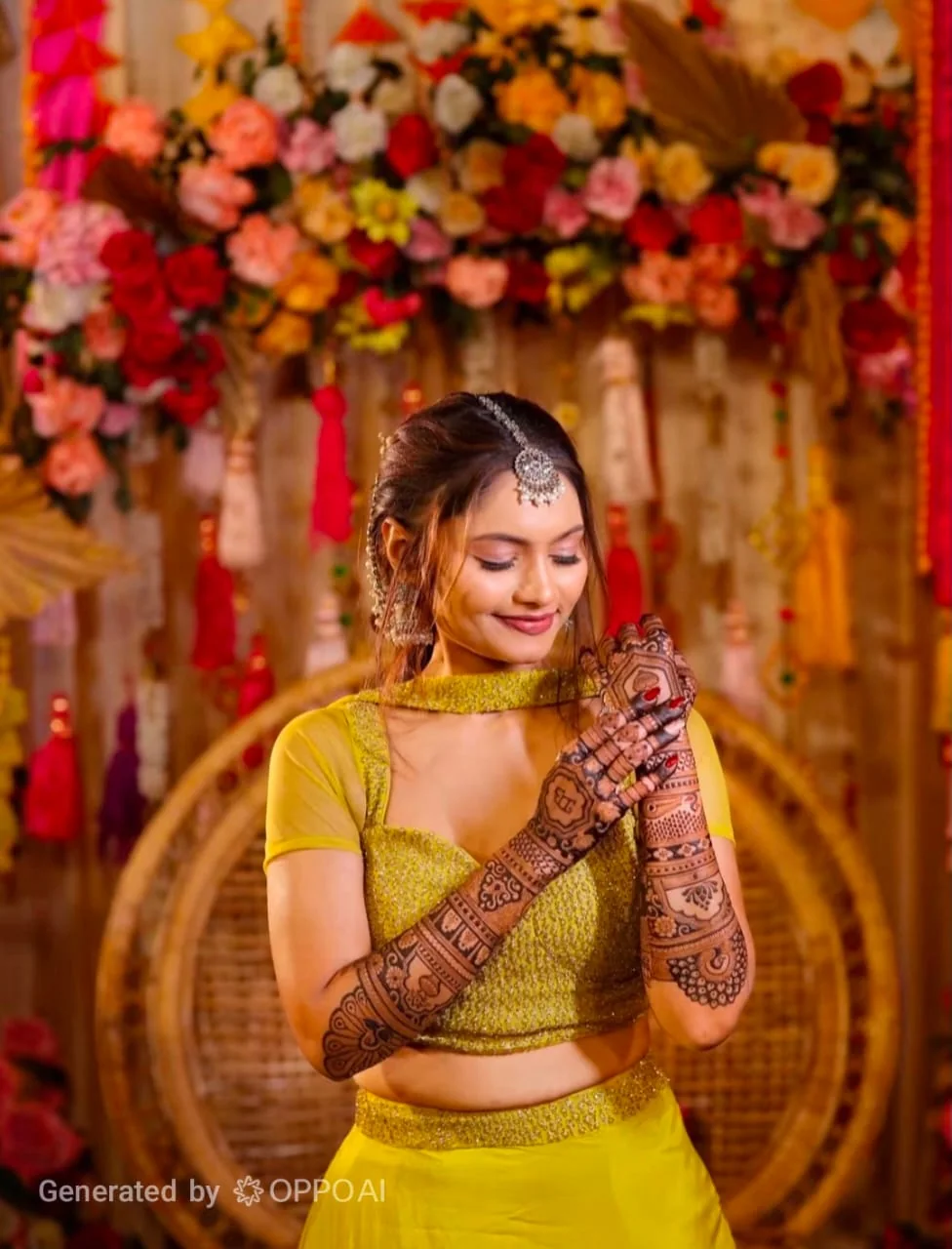 Bridal mehndi design from Aryan Mehndi Arts gallery, photo 04