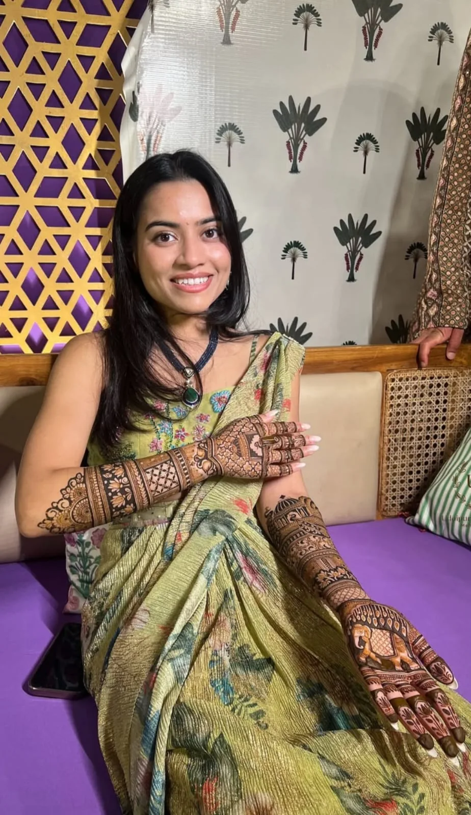 Bridal mehndi design from Aryan Mehndi Arts gallery, photo 62