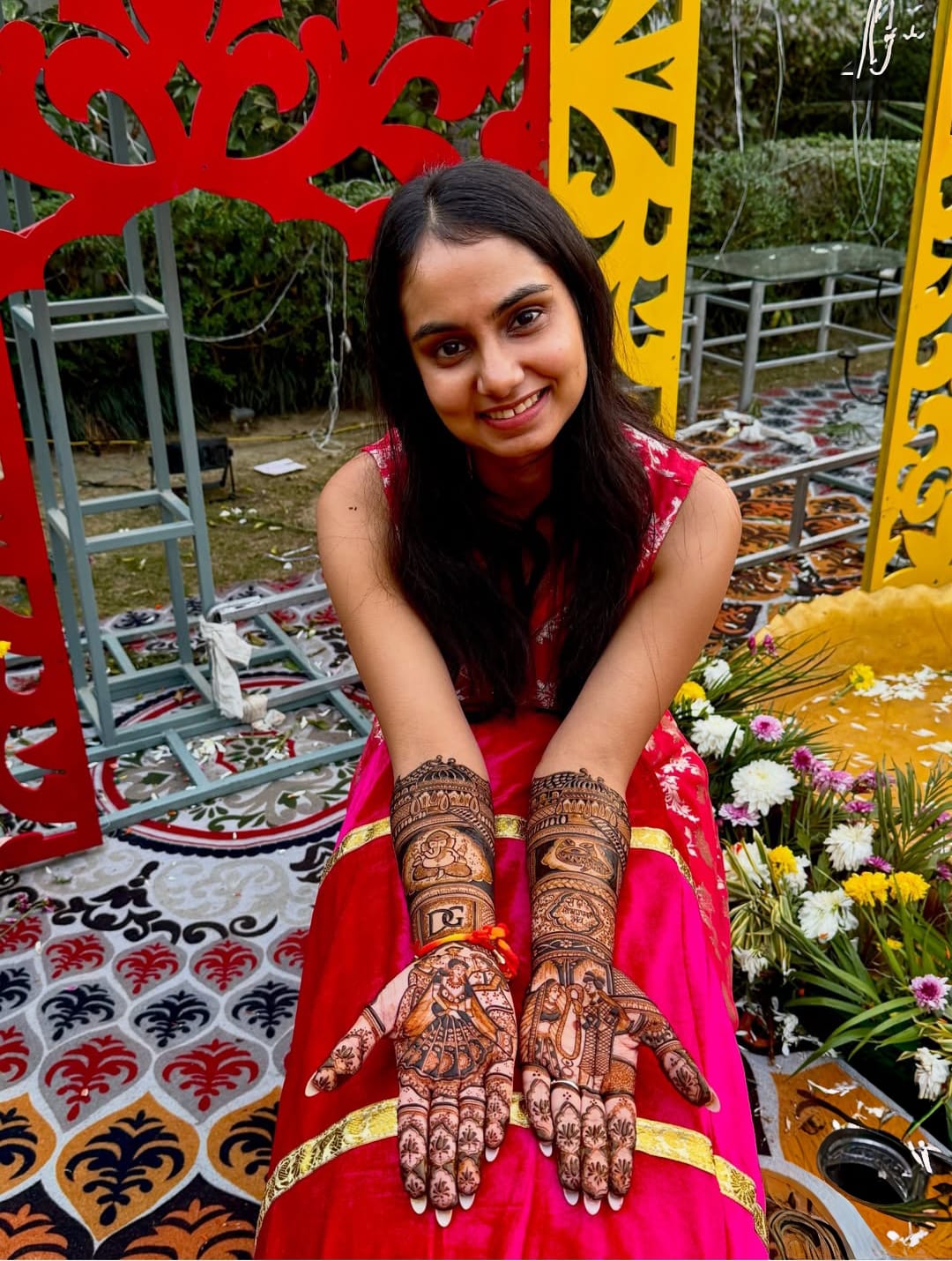 Bridal mehndi design from Aryan Mehndi Arts gallery, photo 14